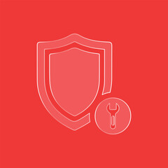 Security Shield Settings Icon
