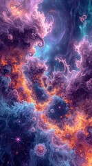 Swirling nebula of cosmic dreams