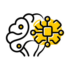 Human brain with ai integration