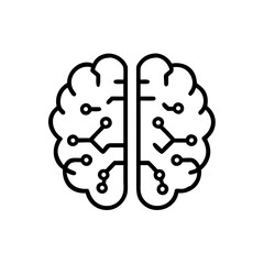 Illustration of a brain with neural connections