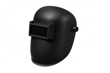 Black welding mask offering industrial safety and protection