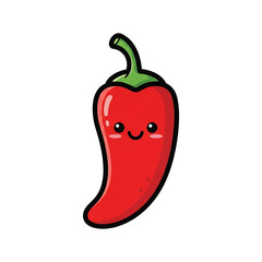 Cute Red Chili Pepper. (5)