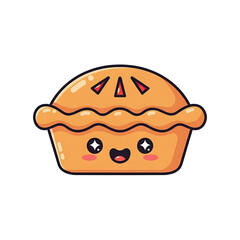 Cute Pie Illustration. (4)