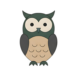 Fototapeta premium owl on a branch