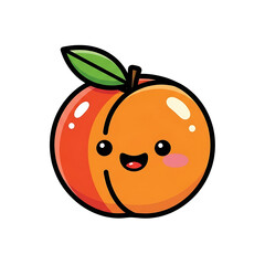 Cute Peach Character. (17)