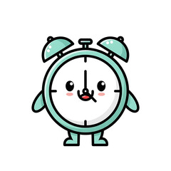 Cute Clock Character. (4)