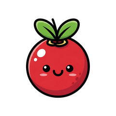 Cute Cherry Cartoon. (4)