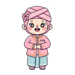 Kid in Traditional Outfit. (1)