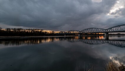 sundown, woda, niebo, krajobraz, rzeka © Krzysztof  Jaworski