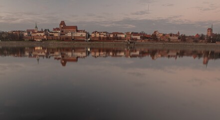 rzeka, gród, woda, architektura, europa, podróż, niebo © Krzysztof  Jaworski