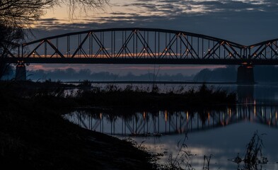 rzeka, gród, woda, architektura, europa, podróż, niebo © Krzysztof  Jaworski