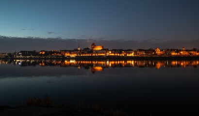 rzeka, gród, woda, architektura, europa, podróż, niebo © Krzysztof  Jaworski