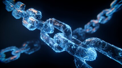 An abstract blockchain grid for enterprise design.