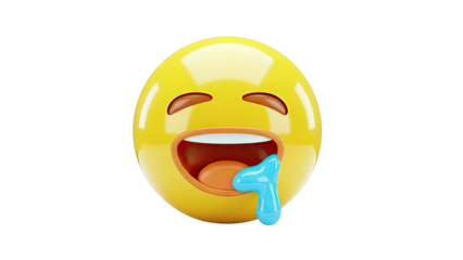 Drooling Emoji: Expressing Hunger or Desire