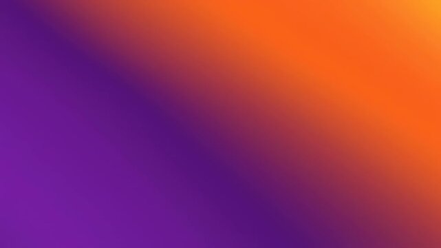 A seamless looping animation of a soft ambient orange and purple gradient slowly shifting across the frame creating a tranquil background dreamy, meditation, graphics