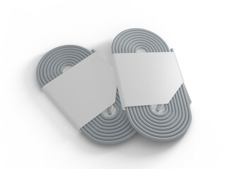 Cable Branding Strap Mockup