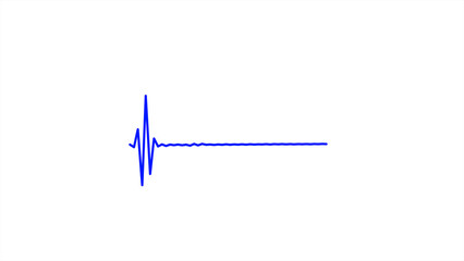 Heart beat line icon. ECG heartbeat line. Cardiogram line icon, sign. Heart pulse silhouette, icon, symbol.