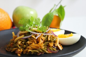 stir fried vegetables with shrimp © mansour