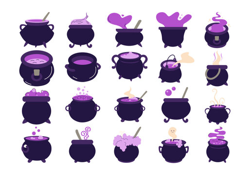 Witch Potion Couldron Element
