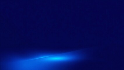 Abstract blue light streak on dark blue background