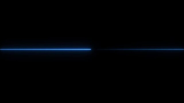 glowing neon Straight neon line animation of horizontal line on background, seamless loop.Seamless loop animation of glowing horizontal neon line. colorful neon line moving on background.4k video