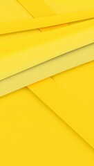 Abstract yellow geometric background with overlapping layers