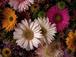 Vibrant Bouquet Gerbera Daisies 