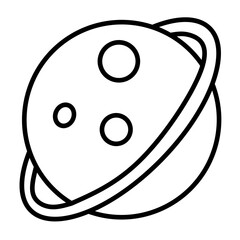 planet vector icon