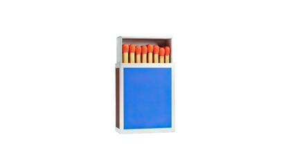 Box of Matches with Orange Heads