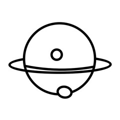 planet vector icon