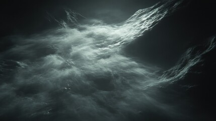 Abstract mountain valley