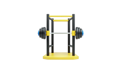 Barbell Rack with Weights