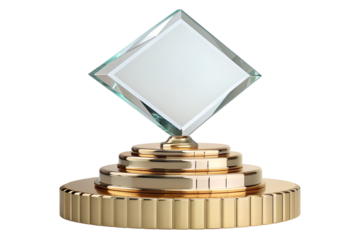 Stack of gold euro coins representing money, finance, savings, and investment growth