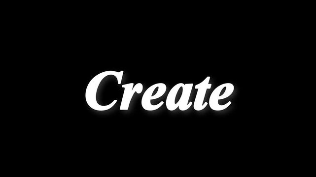 Animated text displaying the clear instruction take a break flashes across a dark background suggesting momentary pause for rest or relaxation during work.