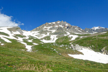 mountain landscape in the Italian alps on a July Morning  © lensismoore