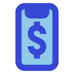 business bluetone icon set