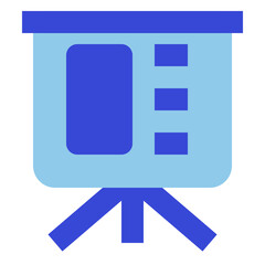 business bluetone icon set