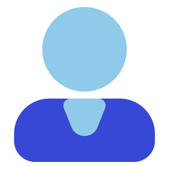 business bluetone icon set