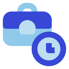 business bluetone icon set