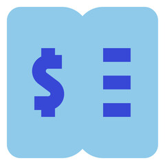 business bluetone icon set