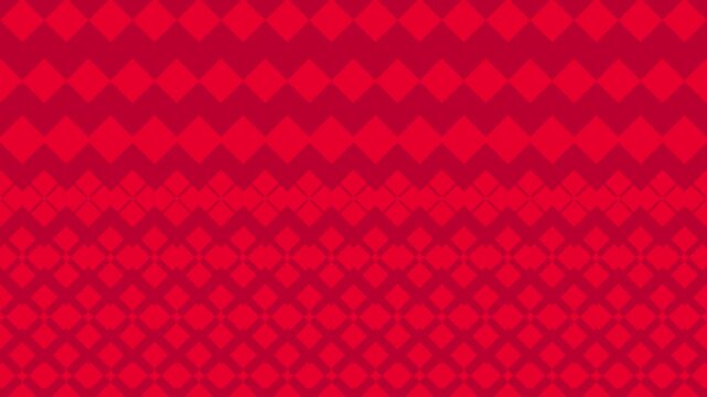 Seamless Red Diamond Pattern Background Animation Abstract Geometric Motion Graphic