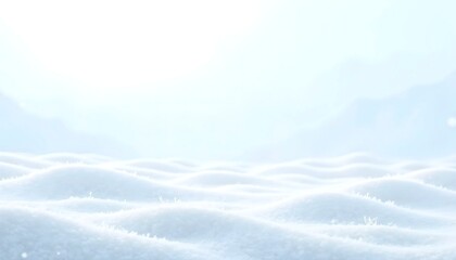 Snow Texture Horizontal  Clean 4K Winter Background