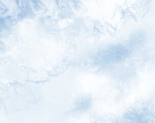 Fototapeta premium Blue Watercolor Sky