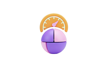3D Gauge and Sphere Icon