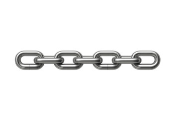 Obraz premium Metal chain link symbolizing strength security and connection