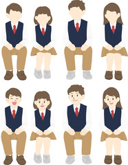 학생_교복_인물