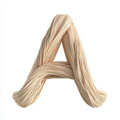 font a shape from noodle pasta for children food simple breakfast, isolated white