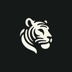 Minimalist Tiger Logo