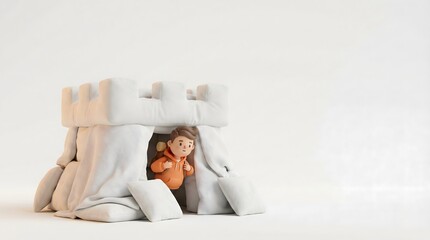 Child's Blanket Fort Adventure with Backpack