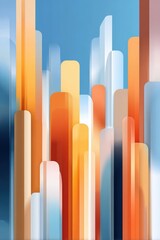 Obraz premium Vertical banking app mockup on desk with cards, charts, and digital finance interface